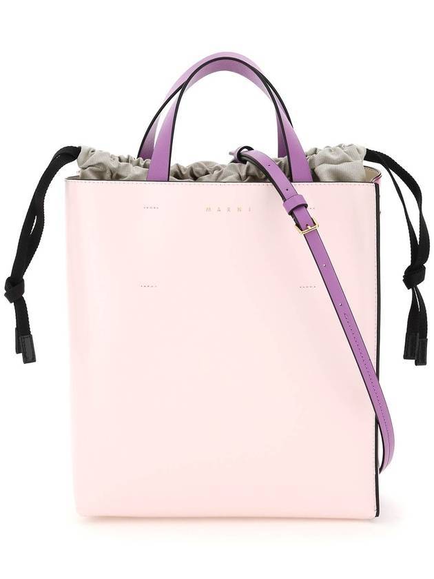 Museo Color Block Tote Bag Pink - MARNI - BALAAN 1