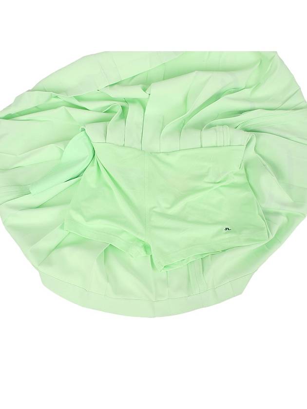 Women's Naomi Pleated Skirt Green - J.LINDEBERG - BALAAN 11