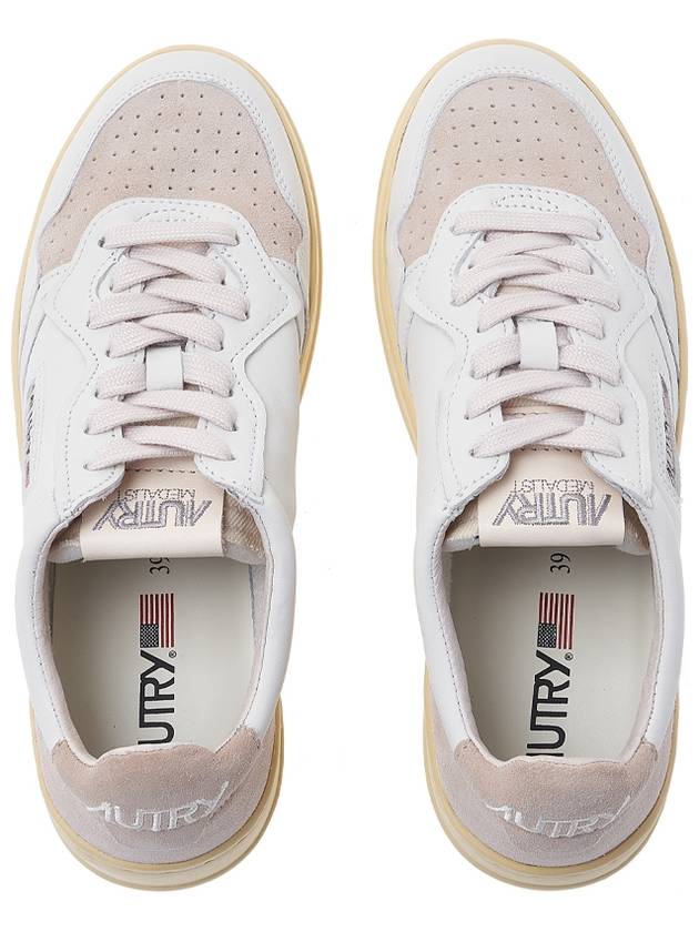 Medalist Low Top Sneakers White Sand - AUTRY - BALAAN 7