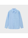 Classic Cotton Regular Long Sleeve Shirt Light Blue - NOIRER - BALAAN 1