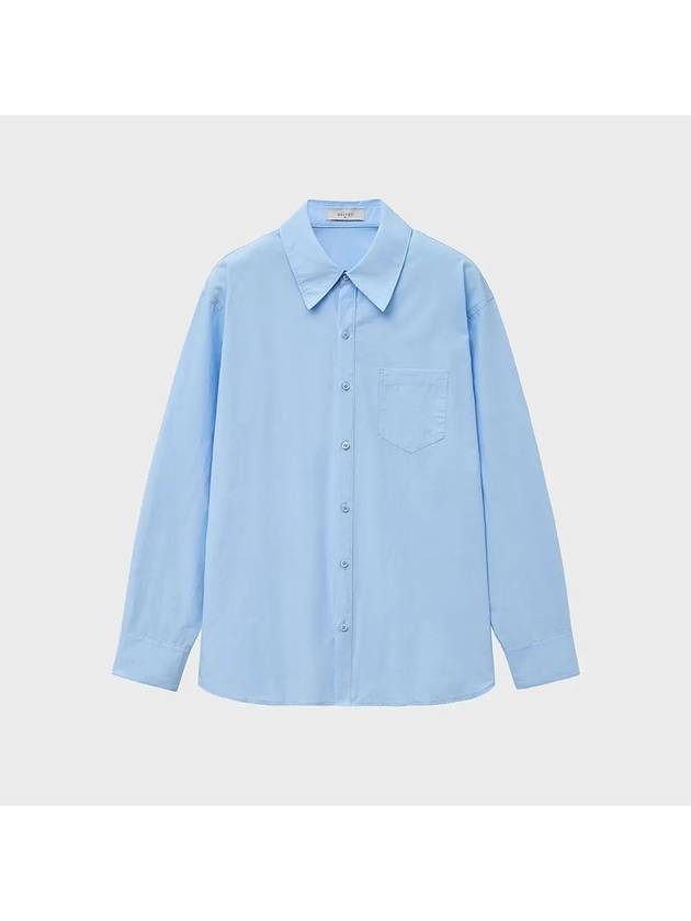 Classic Cotton Regular Long Sleeve Shirt Light Blue - NOIRER - BALAAN 2