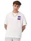 Men's short sleeve luxury t-shirt hydra sport Rochester New York white - CHAMPION - BALAAN 2