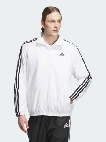 3S Regular Fit Wind Ready Windbreaker Jacket Men White IK7334 693415 - ADIDAS - BALAAN 1