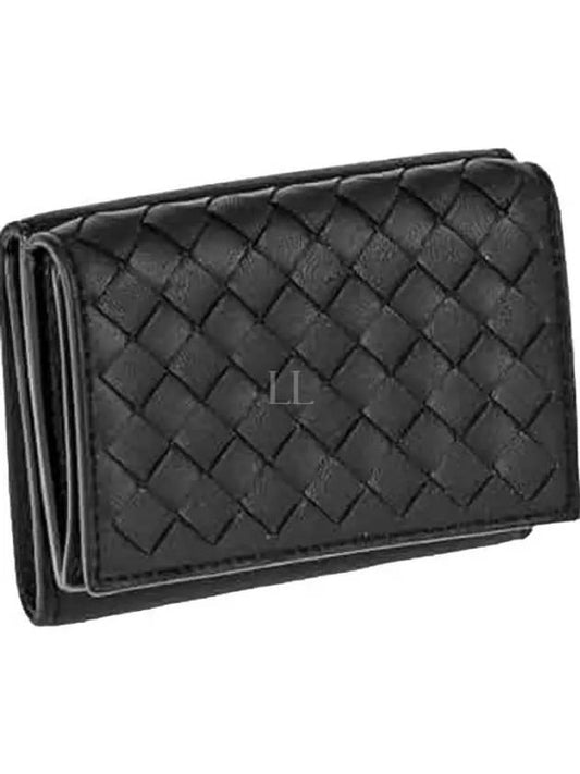 Intrecciato Small Card Wallet Black - BOTTEGA VENETA - BALAAN 2