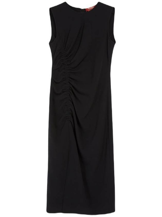 Women's Cielo Slim Fit Midi Dress Black - MAX MARA - BALAAN 1