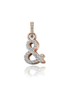 Remix Ampersand Charm Rose Gold - SWAROVSKI - BALAAN 4