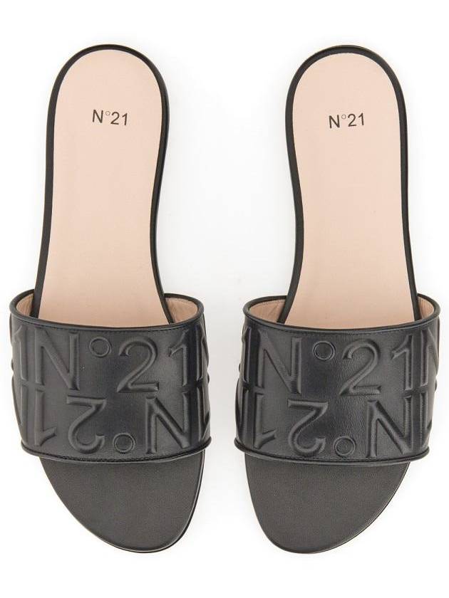 N°21 Slide Sandal With Logo - Nº 21 - BALAAN 2