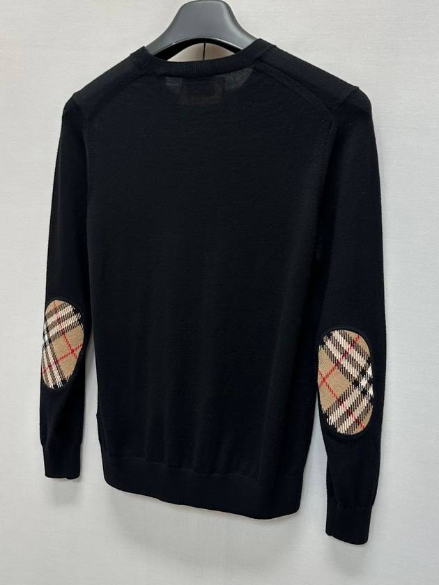 Women s BEMPTON Elbow Check Patch Knit - BURBERRY - BALAAN 3