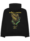 Crown back logo hooded sweatshirt black W233TS35715B - WOOYOUNGMI - BALAAN 1