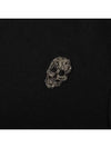 Skull Logo Embroidery Short Sleeve T-Shirt Black - ALEXANDER MCQUEEN - BALAAN 4