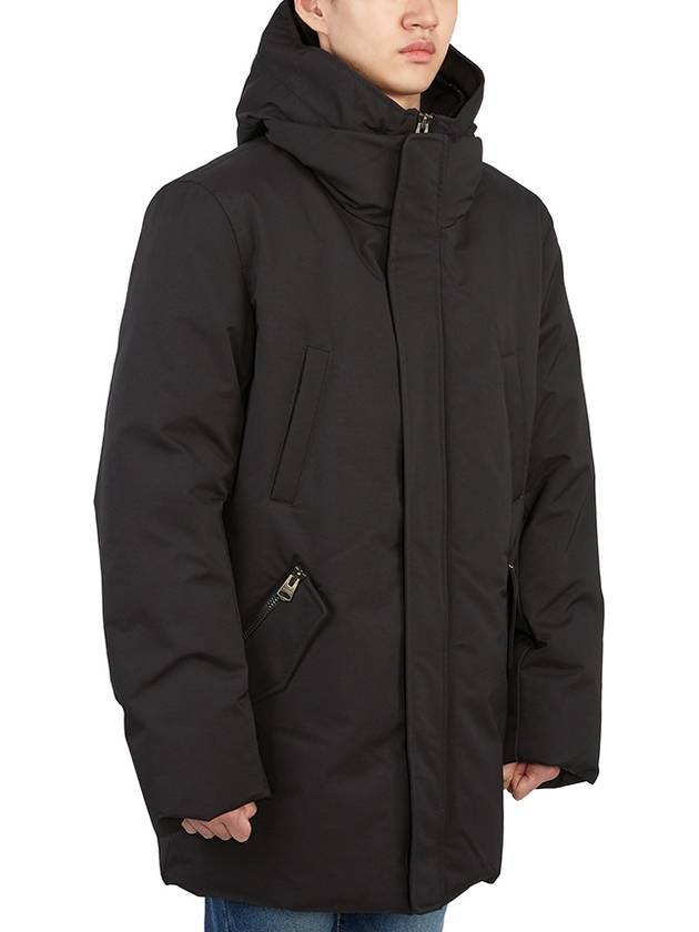 EDWARD NFR BLACK Men s Hooded Padded Jumper Coat - MACKAGE - BALAAN 8