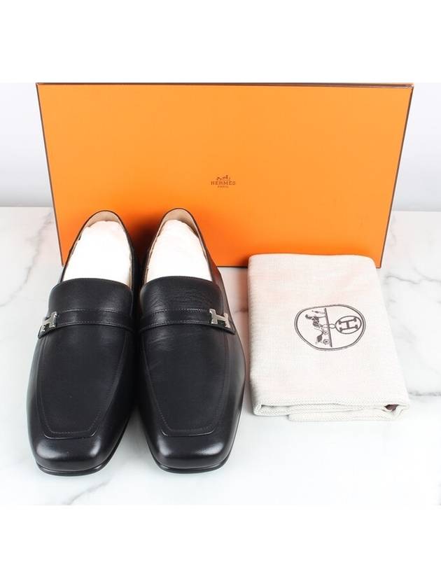 Giovanni H silver loafers black 43 280 - HERMES - BALAAN 2