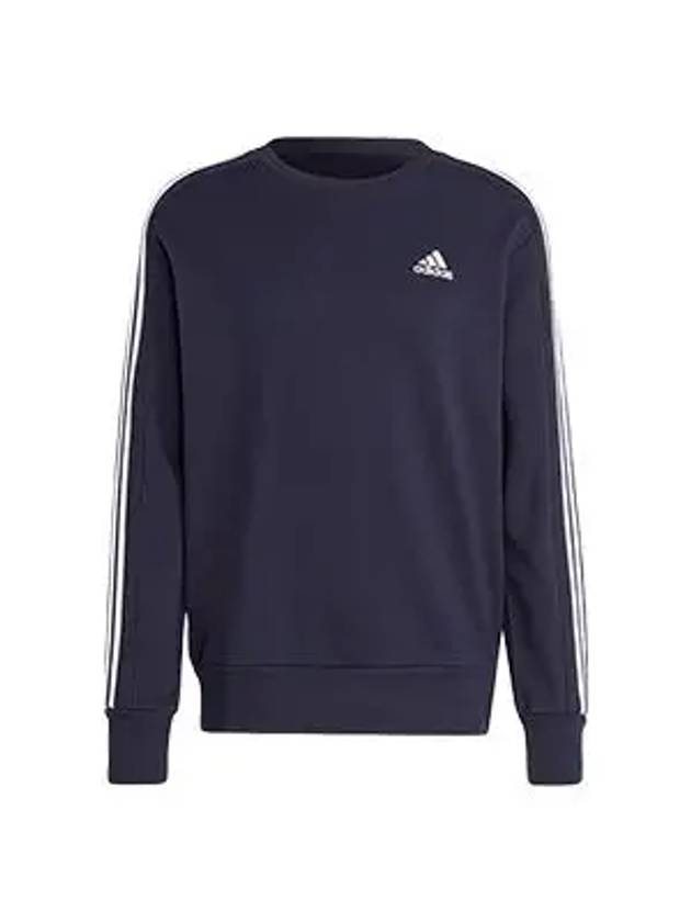 Essentials 3S French Terry Sweatshirt Navy - ADIDAS - BALAAN 4