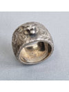 feline head silver ring - GUCCI - BALAAN 8