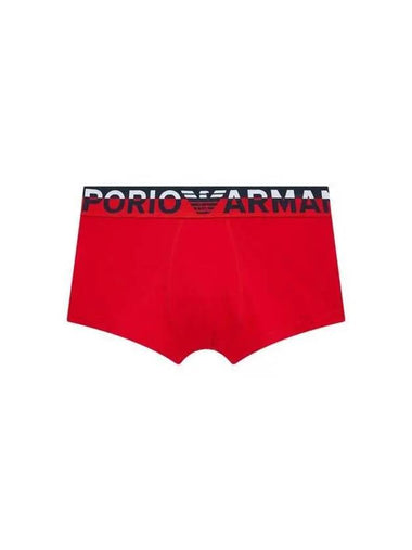 UNDERWEAR Men s Color Block Banding Cotton Drawn Red 271288 - EMPORIO ARMANI - BALAAN 1