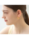 Round Touch Earring Gold - SOSOO - BALAAN 1