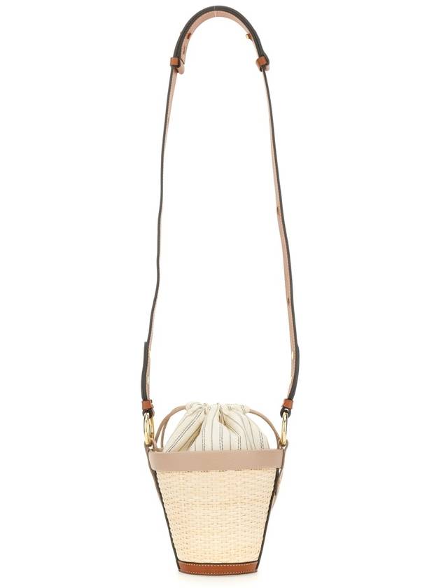 Woven Raffia Cross Bag Beige - MAISON MARGIELA - BALAAN 3