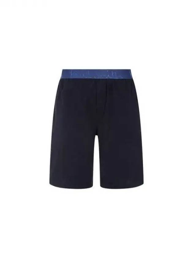 Logo Band Cotton Lounge Shorts Dark Navy 271149 - PAUL SMITH - BALAAN 1