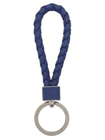 Intrecciato leather key ring holder - BOTTEGA VENETA - BALAAN 1