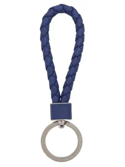 Intrecciato leather key ring holder - BOTTEGA VENETA - BALAAN 1