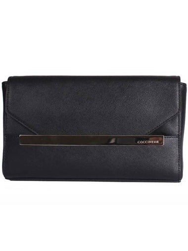 women chain mini bag black - COCCINELLE - BALAAN 1