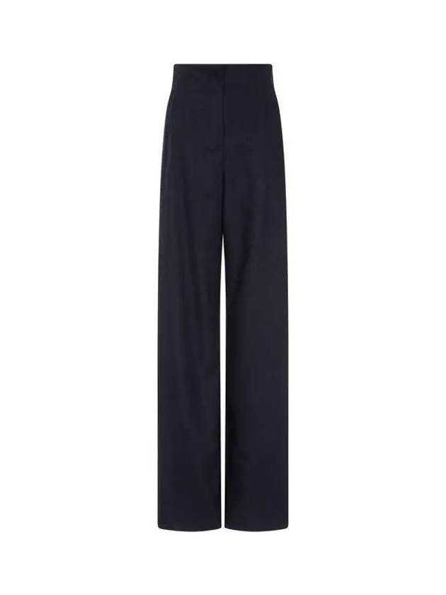 Women s Wool Blend Bandless Pants Navy 270894 - EMPORIO ARMANI - BALAAN 1