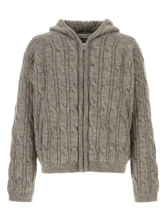 Level Hooded Knit Top Grey - OUR LEGACY - BALAAN 1