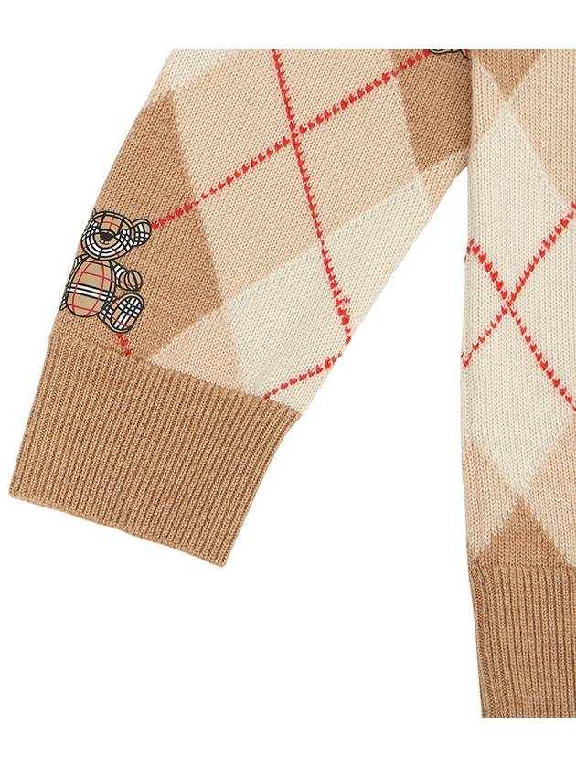 Kids Cardigan 8069504B3344 Beige - BURBERRY - BALAAN 6