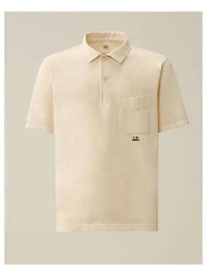 Pocket Polo Shirt Sand - CP COMPANY - BALAAN 2