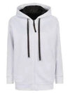 Embossed Logo Side FF Band Zip-Up Hoodie Ivory - FENDI - BALAAN 2