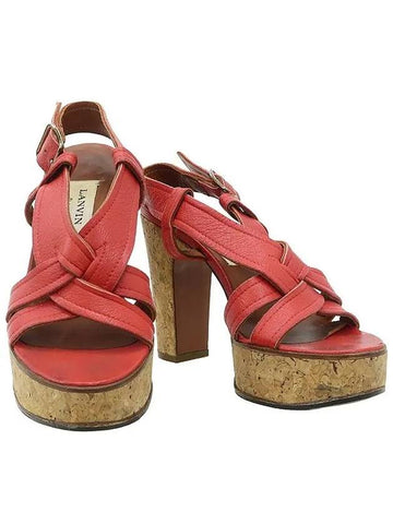 Smith Market used luxury goods red shoes women s - LANVIN - BALAAN 1