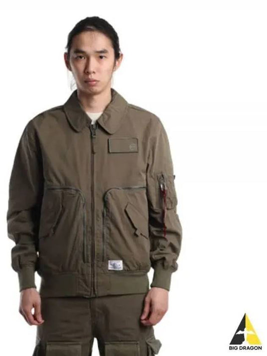 CWU 36 P MOD CTN Bomber Jacket Vintage Khaki - ALPHA INDUSTRIES - BALAAN 2