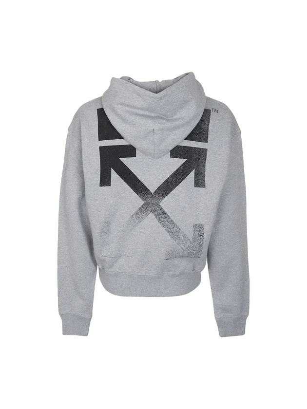 Men's Degrade Arrow Overfit Hoodie Gray - OFF WHITE - BALAAN 1