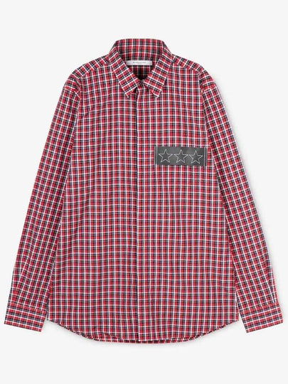 Men's Star Patch Red Shirt 6025 401 600 - GIVENCHY - BALAAN 2