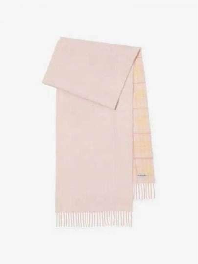 Logo Patch Reversible Cashmere Scarf 8083276 - BURBERRY - BALAAN 2