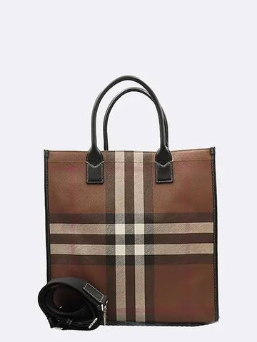 8049117 Slim Vertical Denny Tote Shoulder Bag - BURBERRY - BALAAN 1