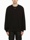 Logo Cotton Sweatshirt - PRADA - BALAAN 1