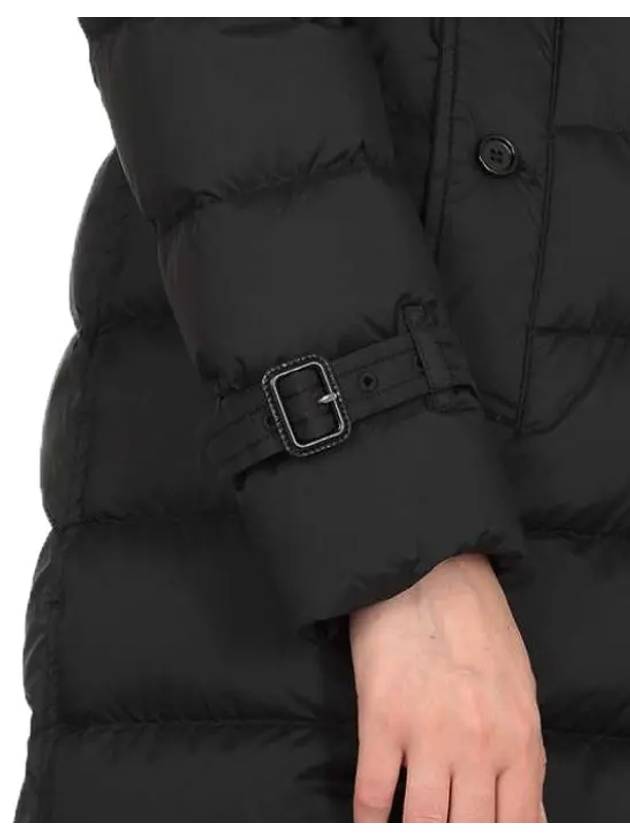 Arniston Long Down Padded Jacket Black - BURBERRY - BALAAN 4