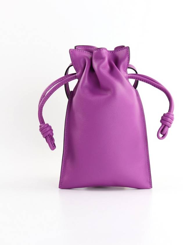 Flamenco Pocket Calfskin Cross Bag Purple - LOEWE - BALAAN 3