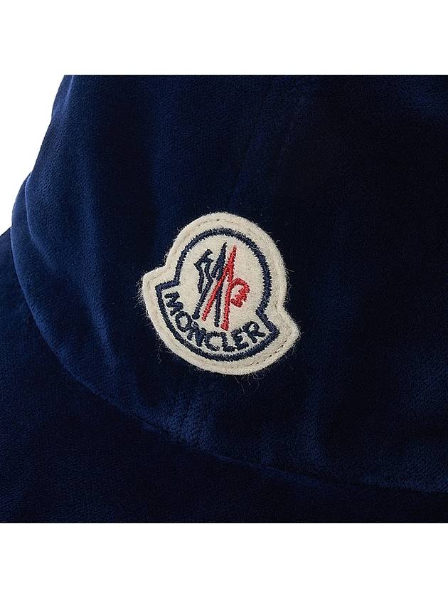 Logo Patch Velvet Ball Cap 3B00025 549SE 76F - MONCLER - BALAAN 6