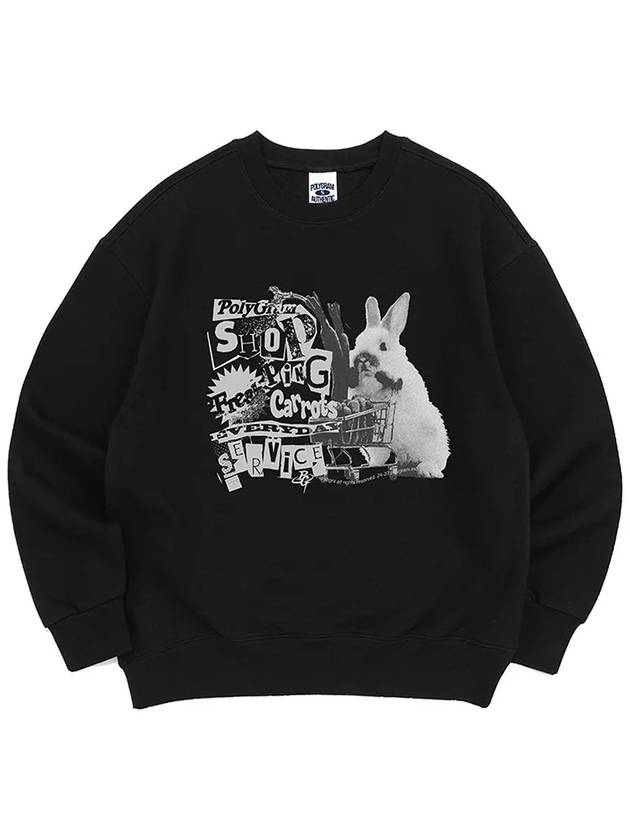 Shopping Carat Sweatshirt Black - POLYGRAM - BALAAN 3