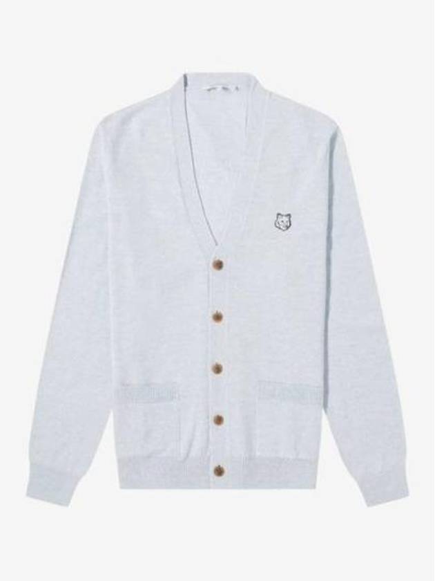 Bold Fox Head Patch Regular Cardigan Black - MAISON KITSUNE - BALAAN 2