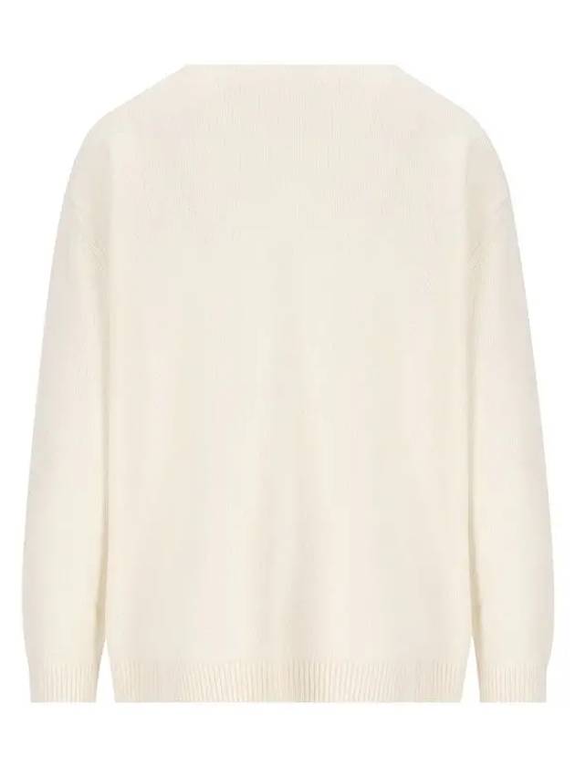 PLATA WHITE wool cashmere knit - MAX MARA - BALAAN 2