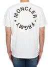 Logo Motif Short Sleeve T-shirt White - MONCLER - BALAAN 5