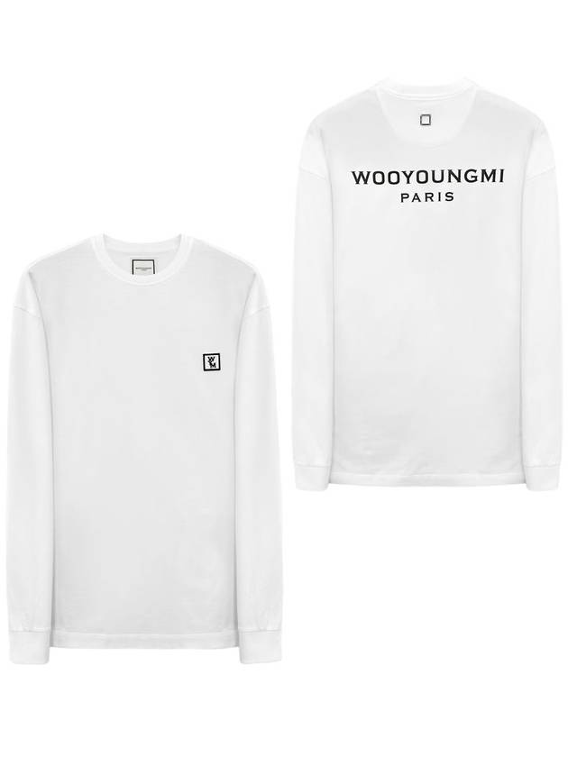 back logo long sleeve t shirt W243TS17713W - WOOYOUNGMI - BALAAN 3