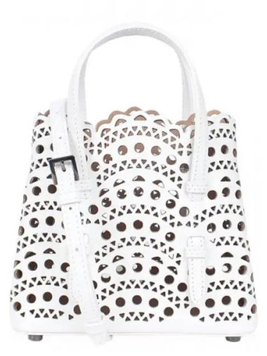 Women s Punching Bag Mina16 Wave Tote White 271853 1120618 - ALAIA - BALAAN 1