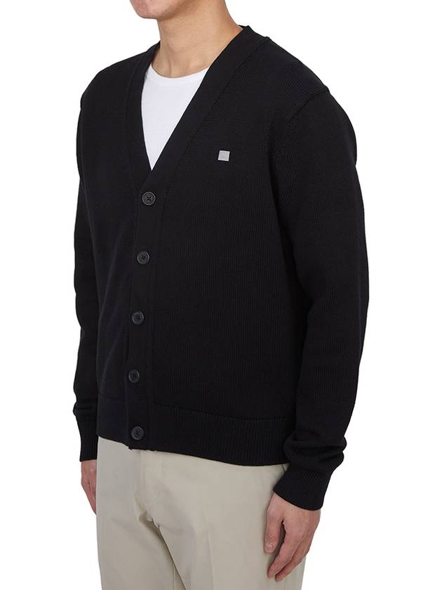 V-Neckline Cardigan Black - ACNE STUDIOS - BALAAN 3