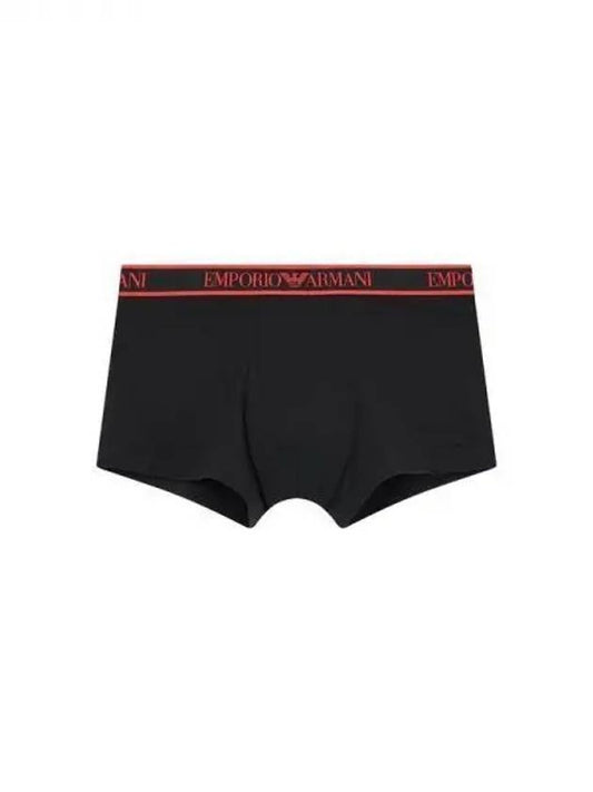 UNDERWEAR Men s Color Trim Banding Solid Drawn Black 270738 - EMPORIO ARMANI - BALAAN 1