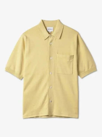 Rolo Linen Short Sleeve Shirt Sunwashed Yellow N4505728056 - NORSE PROJECTS - BALAAN 1