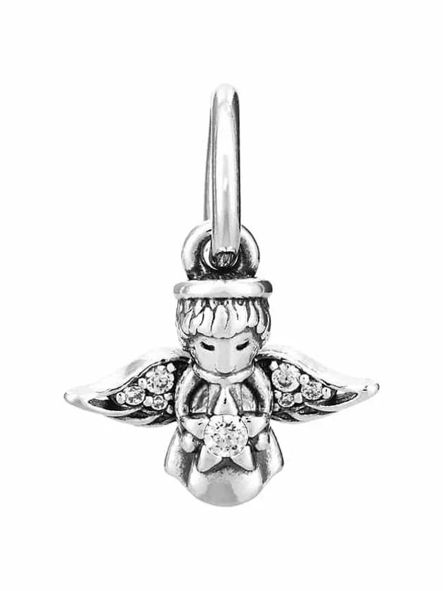 Sparkling Angel Dangle Charm Silver - PANDORA - BALAAN 2